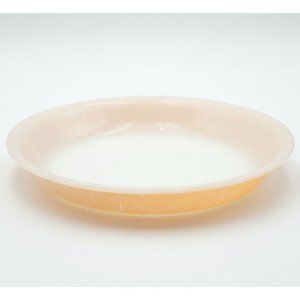 Vintage 1970s Anchor Hocking Fire King OvenWare Copper Tint 9" Pie Plate USA